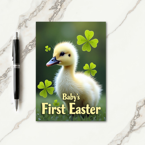 Babys First Springtime Bird Card