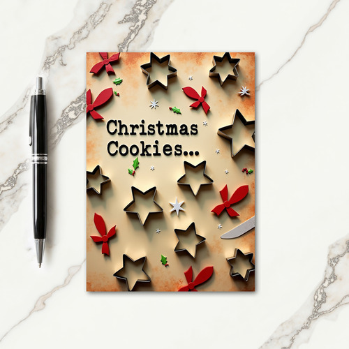 Baking Star Christmas Card thumbnail