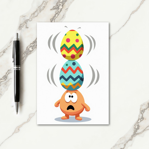 Balancing Act Funny Friend Card