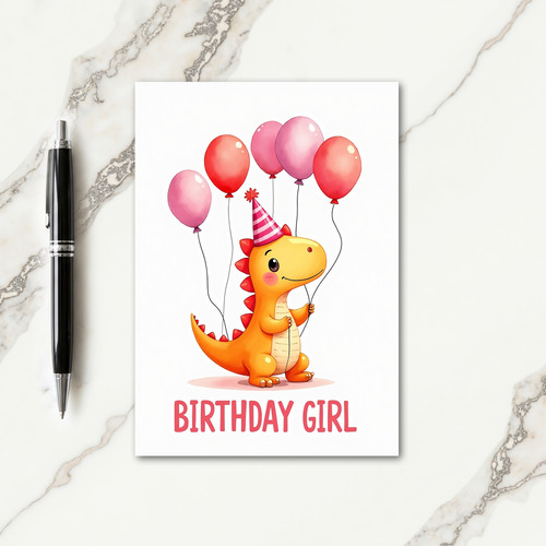 Balloon Creature Festive Card