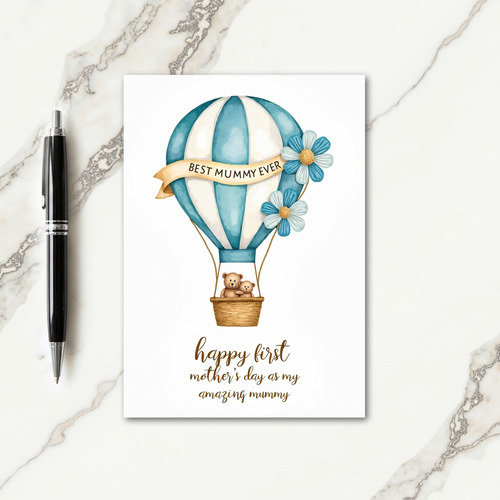 Balloon Love Mothers Day Card