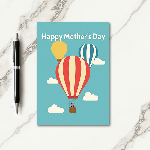 Balloon Mothers Day Card