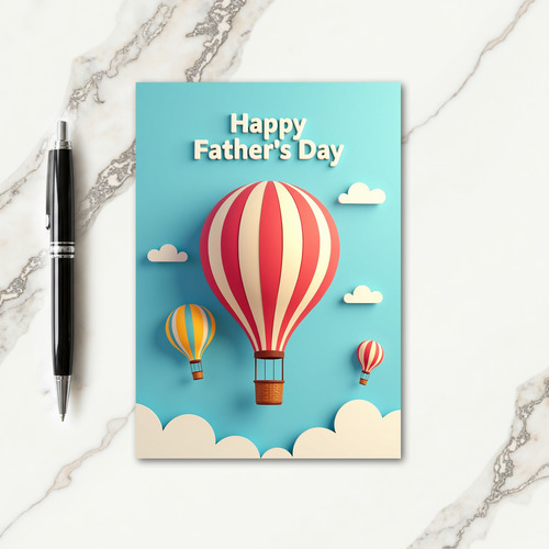 Balloon Sweet Fathers Day Card