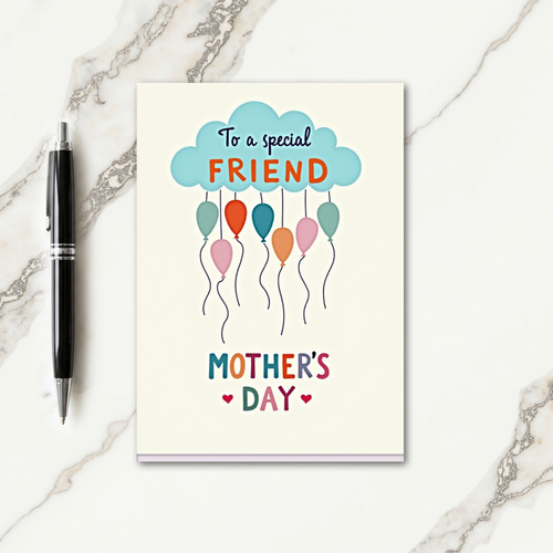 Balloon Sweet Mothers Day Card
