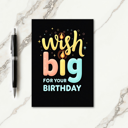 Balloon Wish Birthday Card