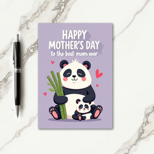 Bamboo Mothers Day Love Card
