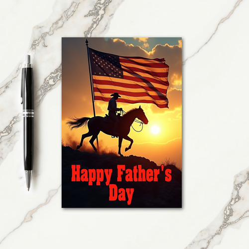 Banner Fathers Day Tribute Card
