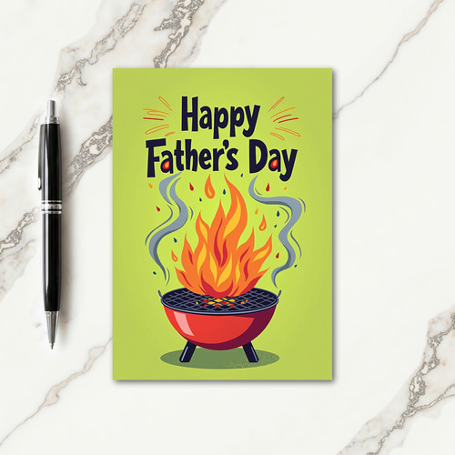 Barbecue Fathers Day Delight Card