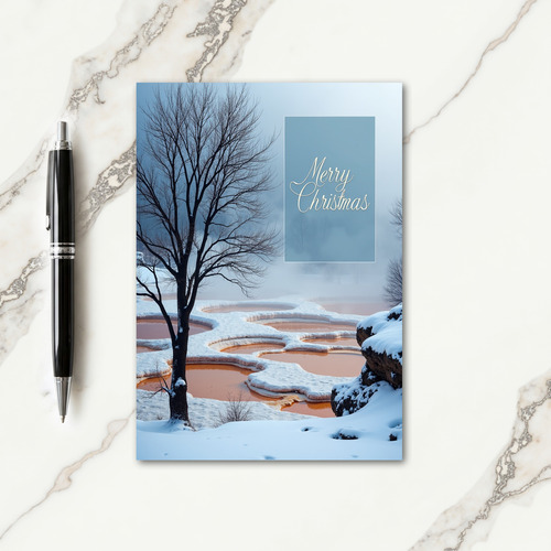 Bare Tree Winter Christmas Card