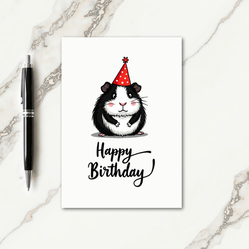 Bashful Creature Birthday Card