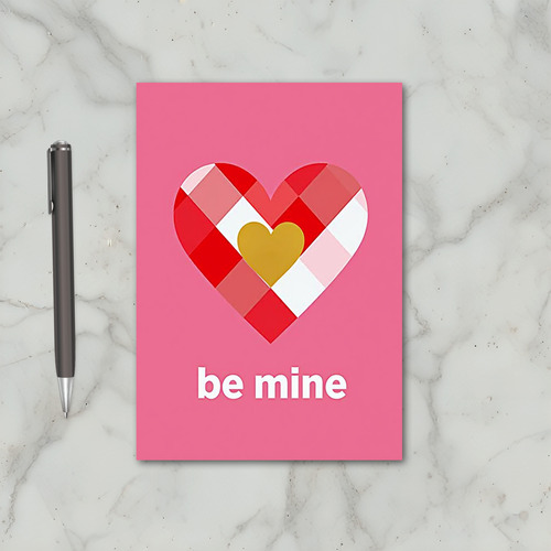 Be Mine Valentine Heart Card