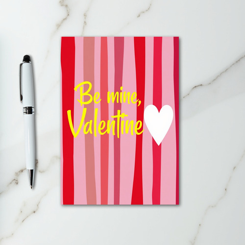 Be Mine Valentine Heart Love Card