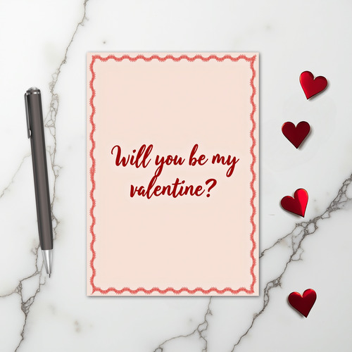 Be My Valentine Card