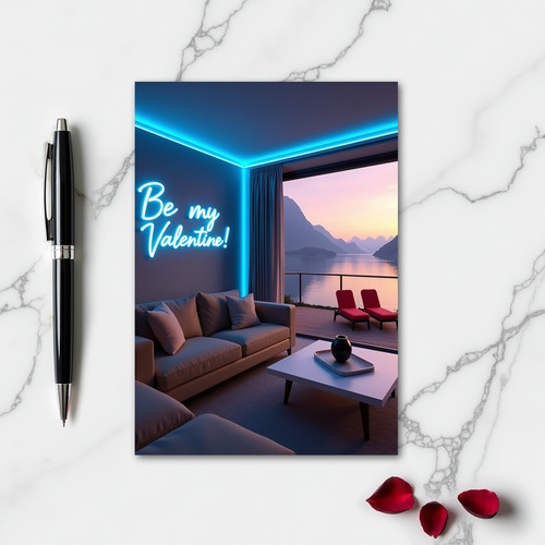 Be My Valentine Luxury View Card