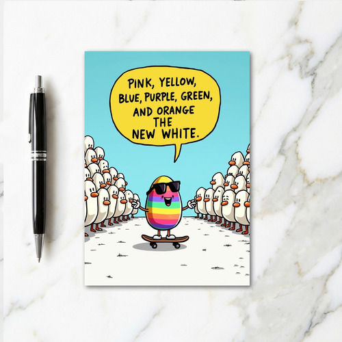 Be Unique Fun Design Card