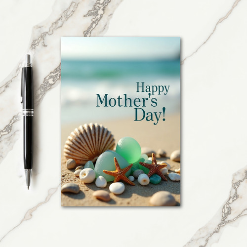 Beach Treasures Mothers Day Card