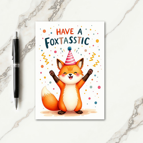Beaming Creature Birthday Card