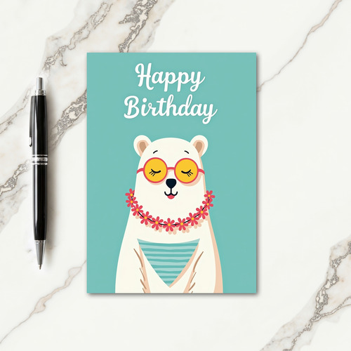 Bear Birthday Card
