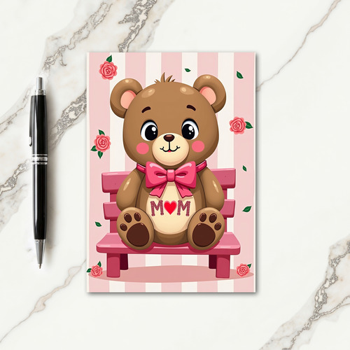 Bear Hug Mother Love Day Card