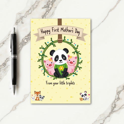 Bear Hug Mothers Day Art Card