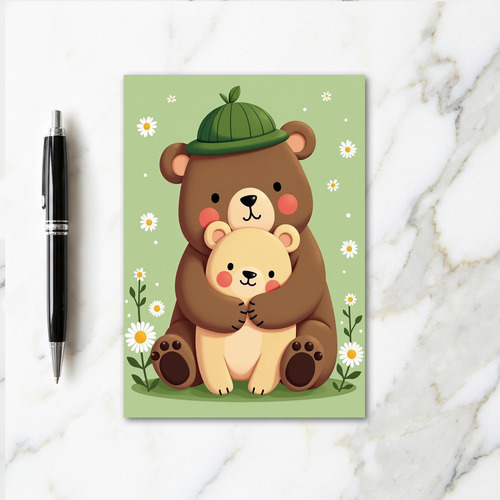 Bear Hugs Cute Cub Love Card