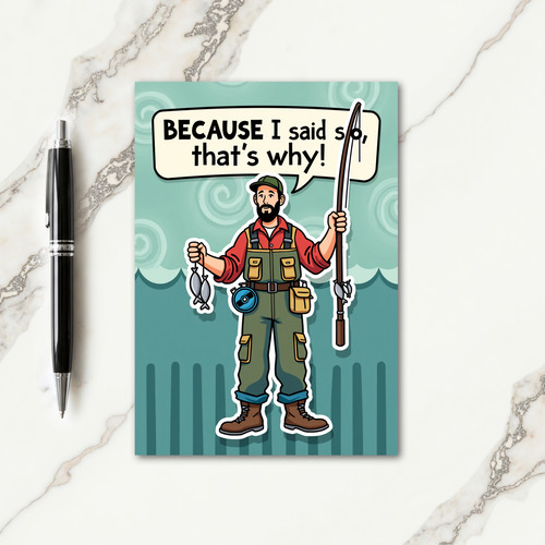 Bearded Man Fathers Day Card