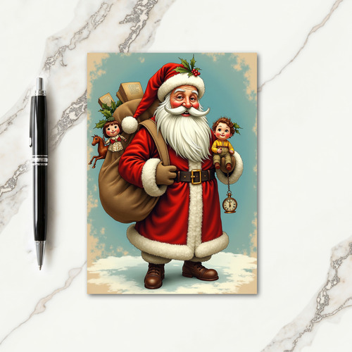 Bearded Man Joyful Card