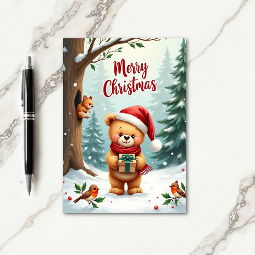 Bears Christmas Gift Card