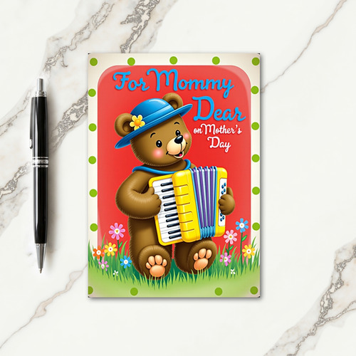 Bears Sweet Mothers Day Accordion Card