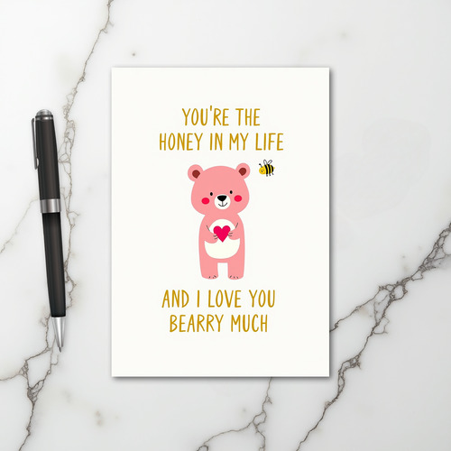 Beary Much Love Card