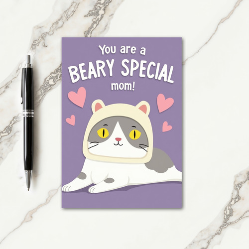 Beary Special Mom Illustration Card