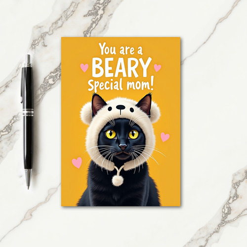 Beary Special Moms Day Art Card