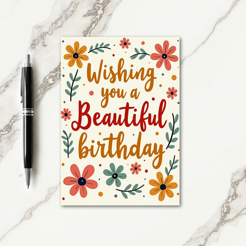 Beautiful Blossom Birthday Card