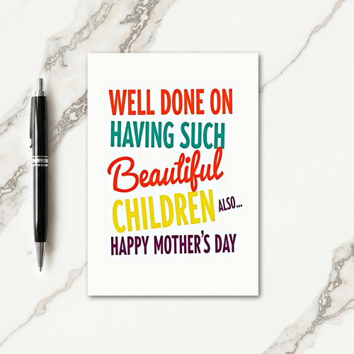 Beautiful Childrens Day Card