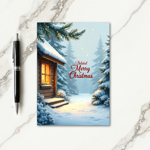 Belated Merry Christmas Card