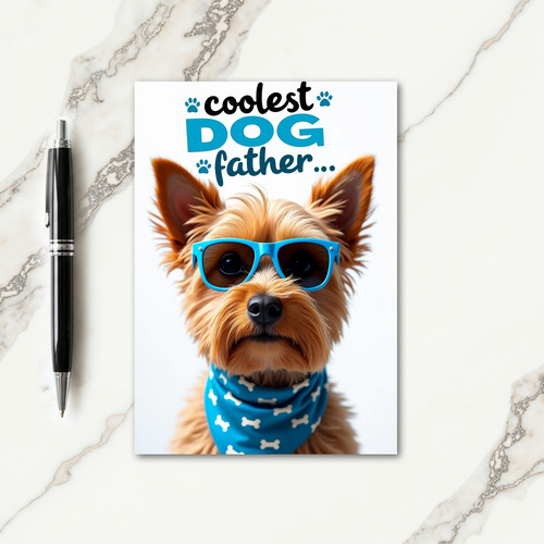 Beloved Canine Fathers Day Card
