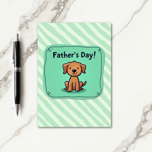 Beloved Dog Fathers Day Card