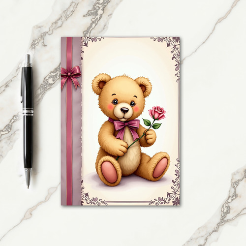 Beloved Fathers Day Plush Card