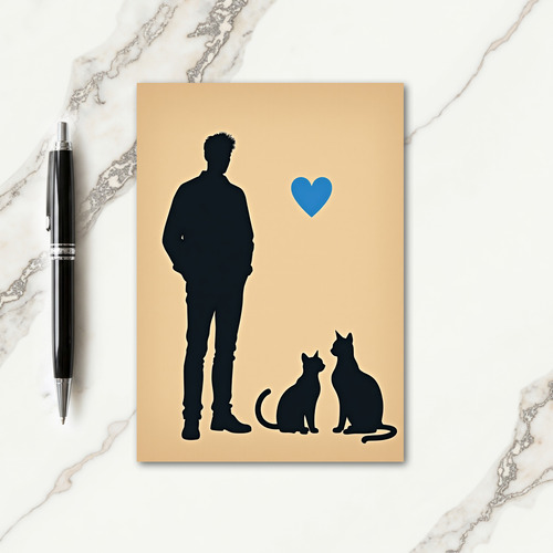 Beloved Pets Fathers Day Card