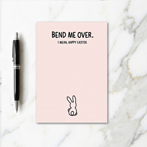 Bend Me Over Happy Easter Card