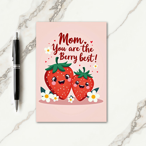 Berry Best Mom Greeting Card