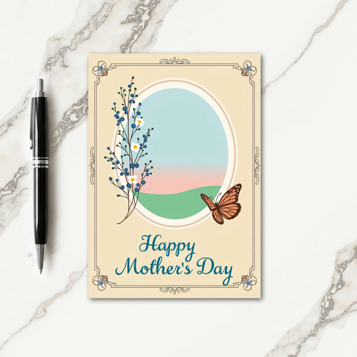 Berry Blossom Mothers Day Card