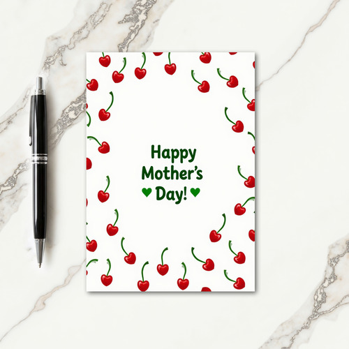 Berry Border Love Card