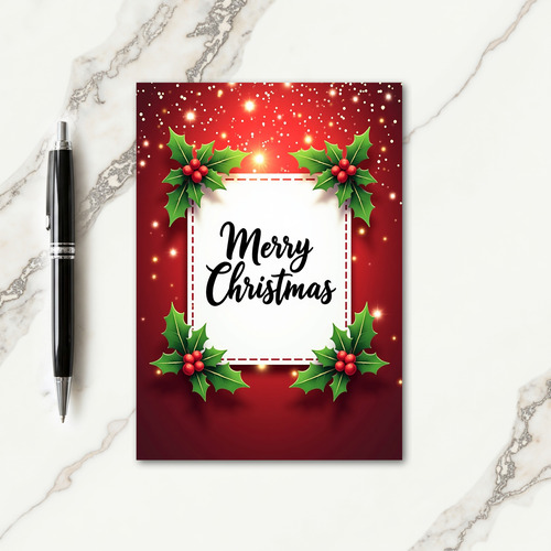 Berry Christmas Card