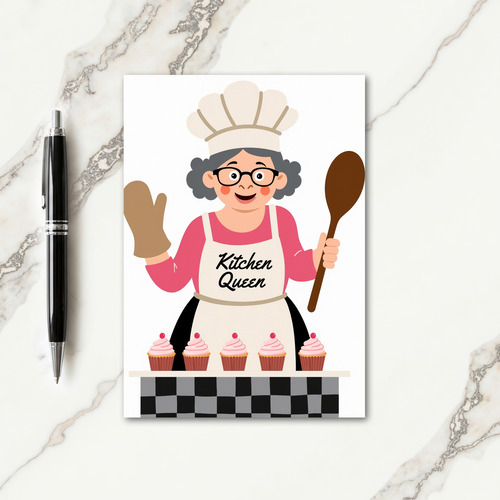 Berry Cupcake Mothers Day Card