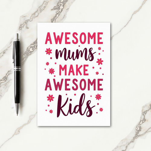 Berry Floral Mothers Day Card