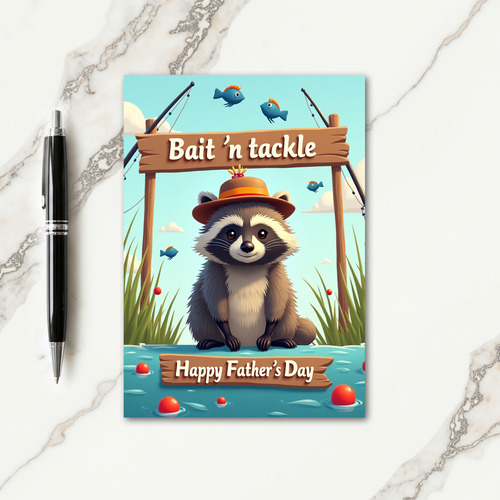 Berry Hat Fathers Day Scene Card