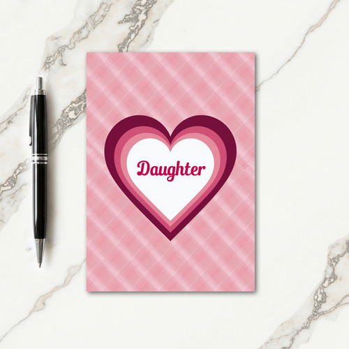 Berry Heart Daughter Card