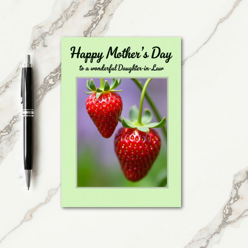 Berry Mothers Day Daughter Card