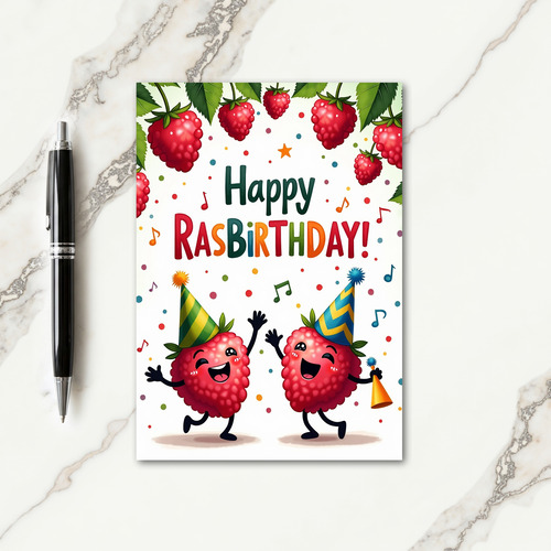 Berry Party Birthday Card